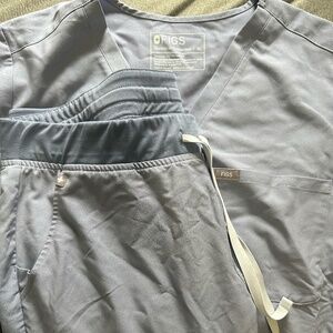 Vapor Blue Figs Scrubs